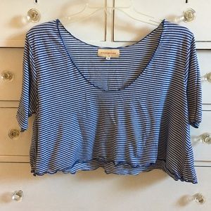 OTIS & MACLAIN striped crop top